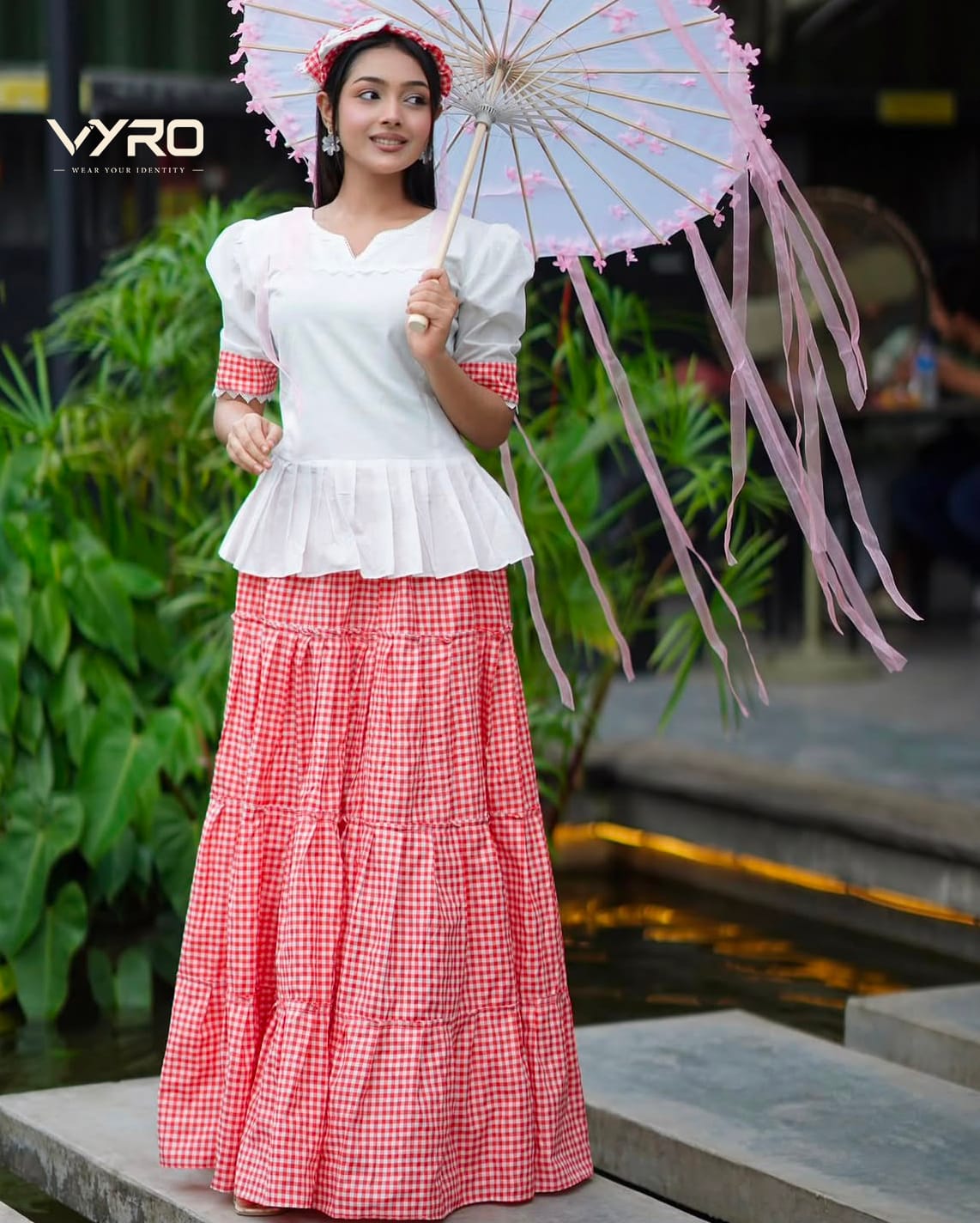 Premium Cotton Top and Skirt Set - Image 2